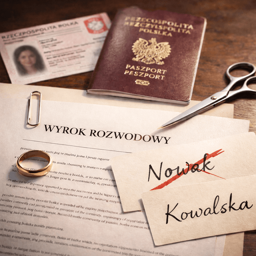 Powrót do nazwiska panieńskiego po rozwodzie – nowe zasady od 8 października 2025 r.